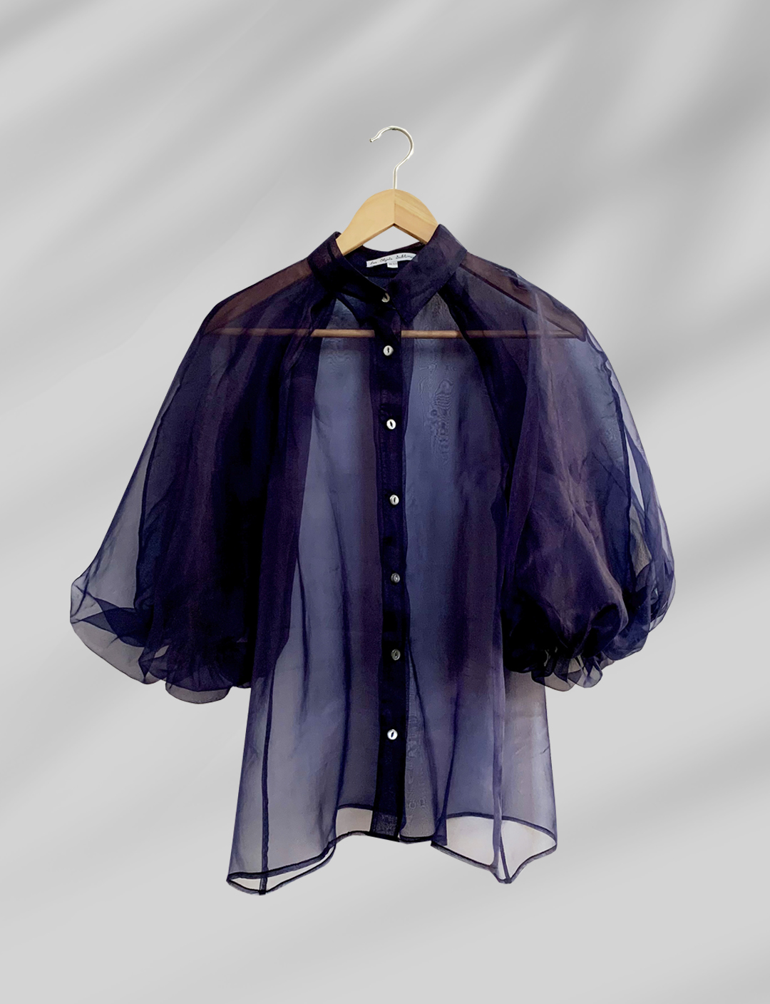 ORGANZA PUFF SLEEVE BLOUSE