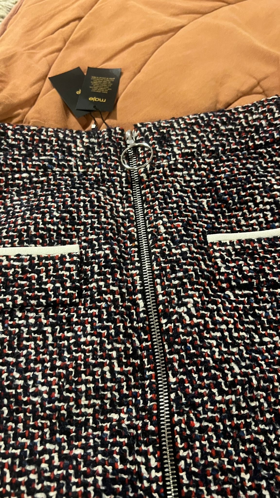 Maje tweed skirt