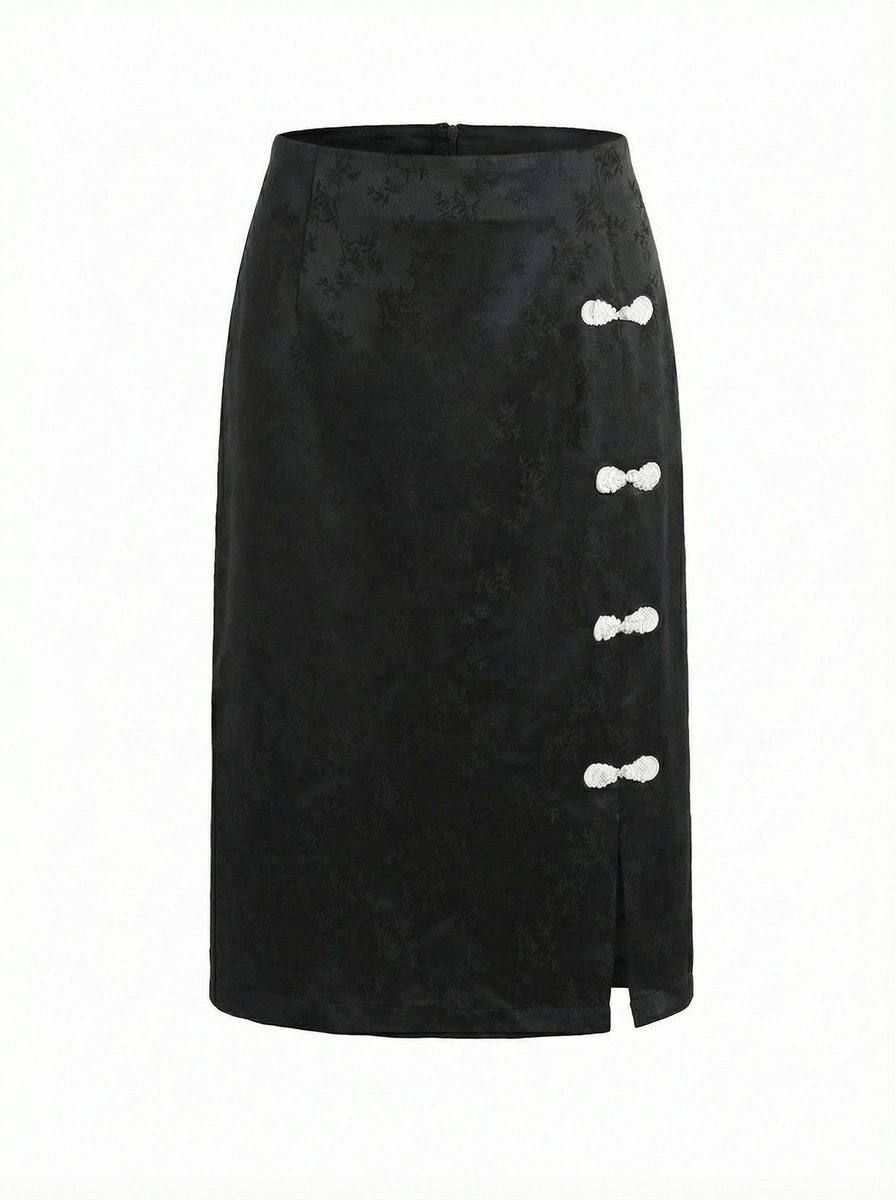 BAMBOO MIDI SKIRT