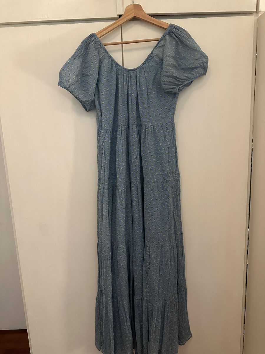 Daughters Of India - Sita Maxi Dress - Bluebell