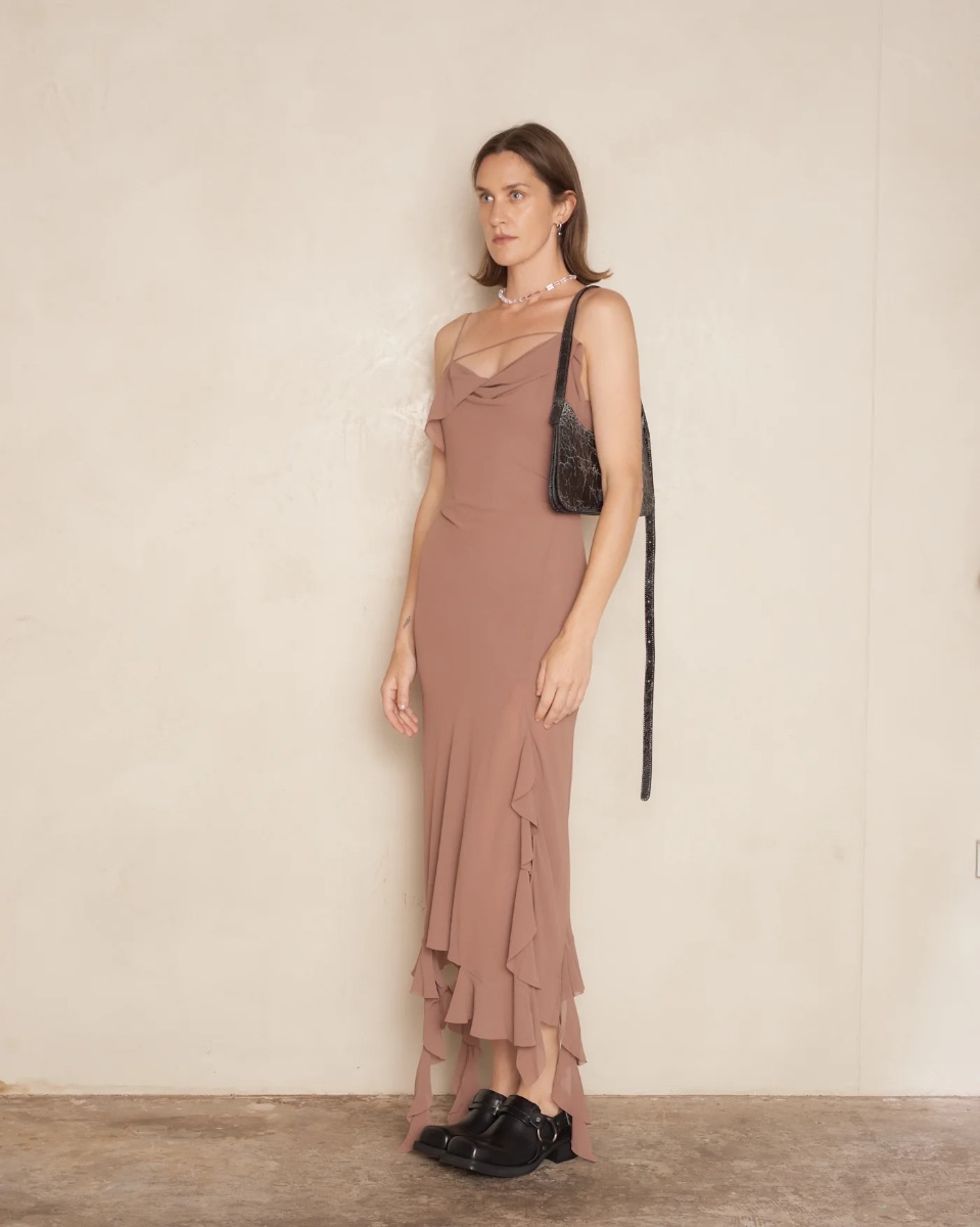 Acne studios midi dress