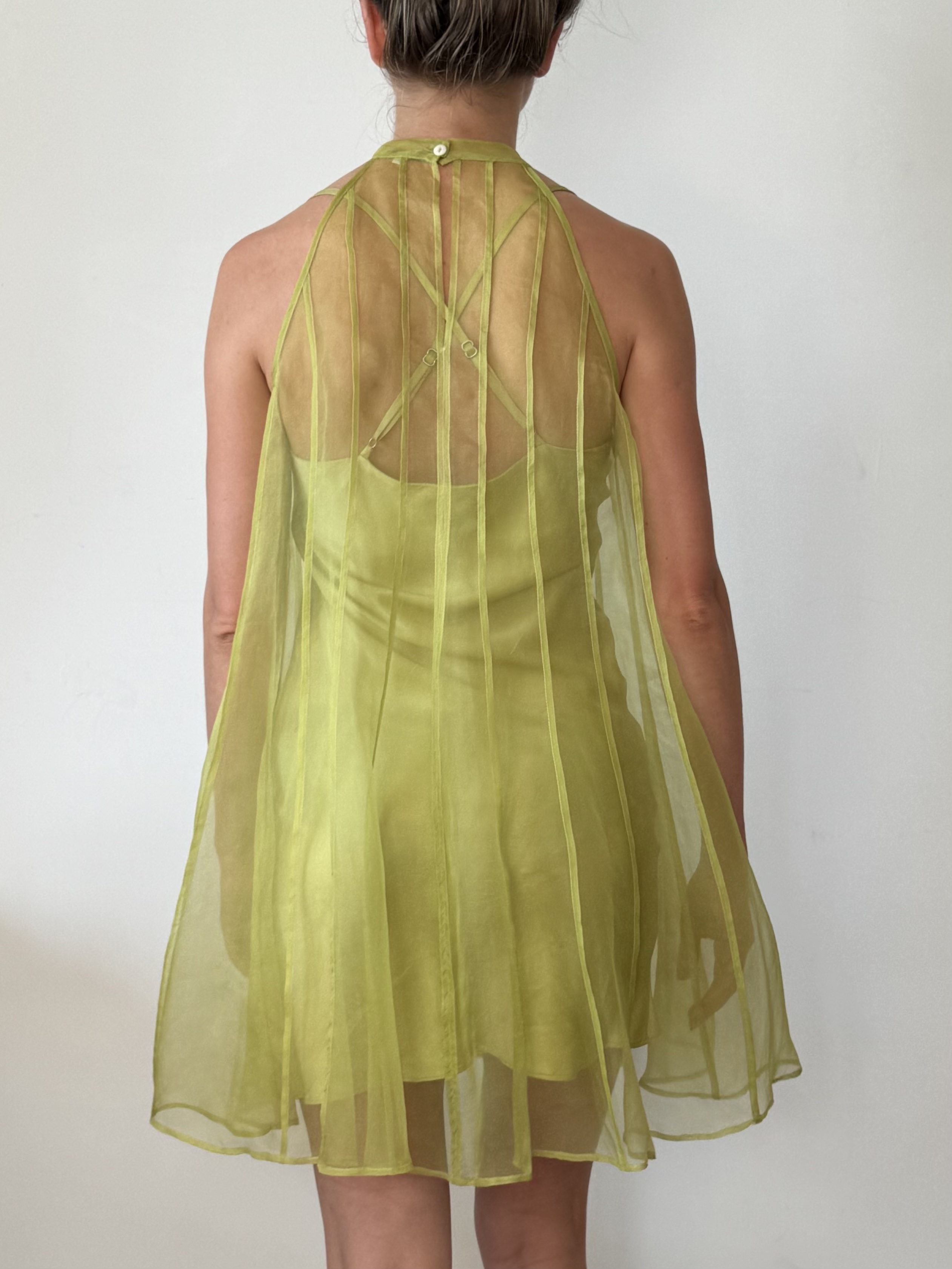 ORGANZA FLARE DRESS