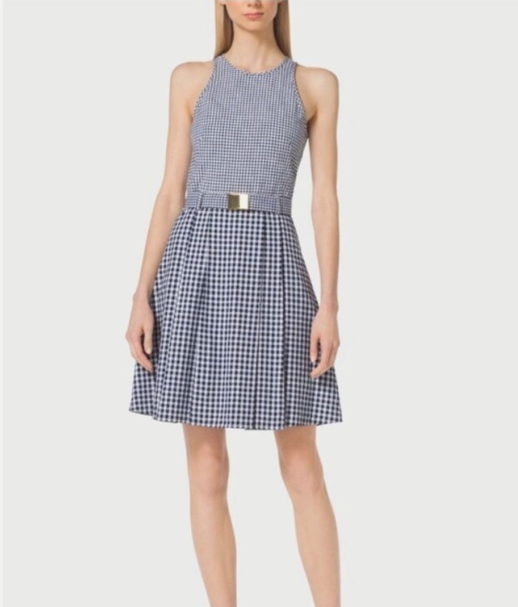 Michael Kors Gingham Mini Dress