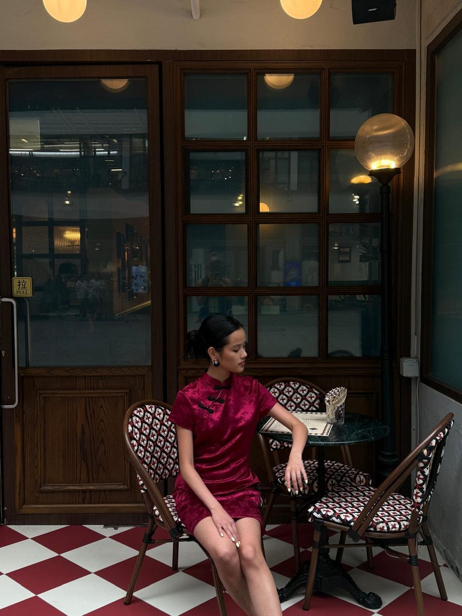 BAMBOO MIDI SKIRT