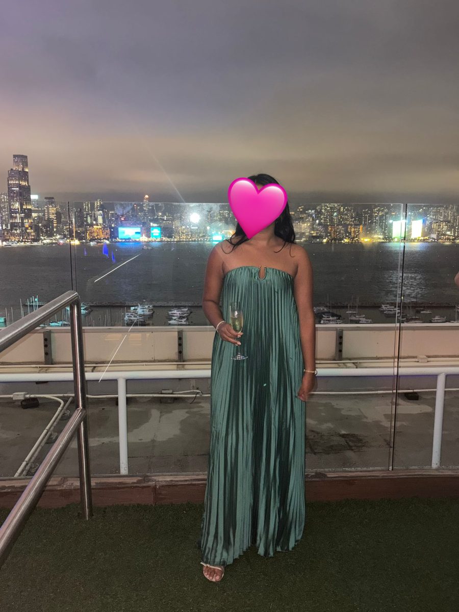 Abercrombie & Fitch Strapless Flow Maxi Dress in Green