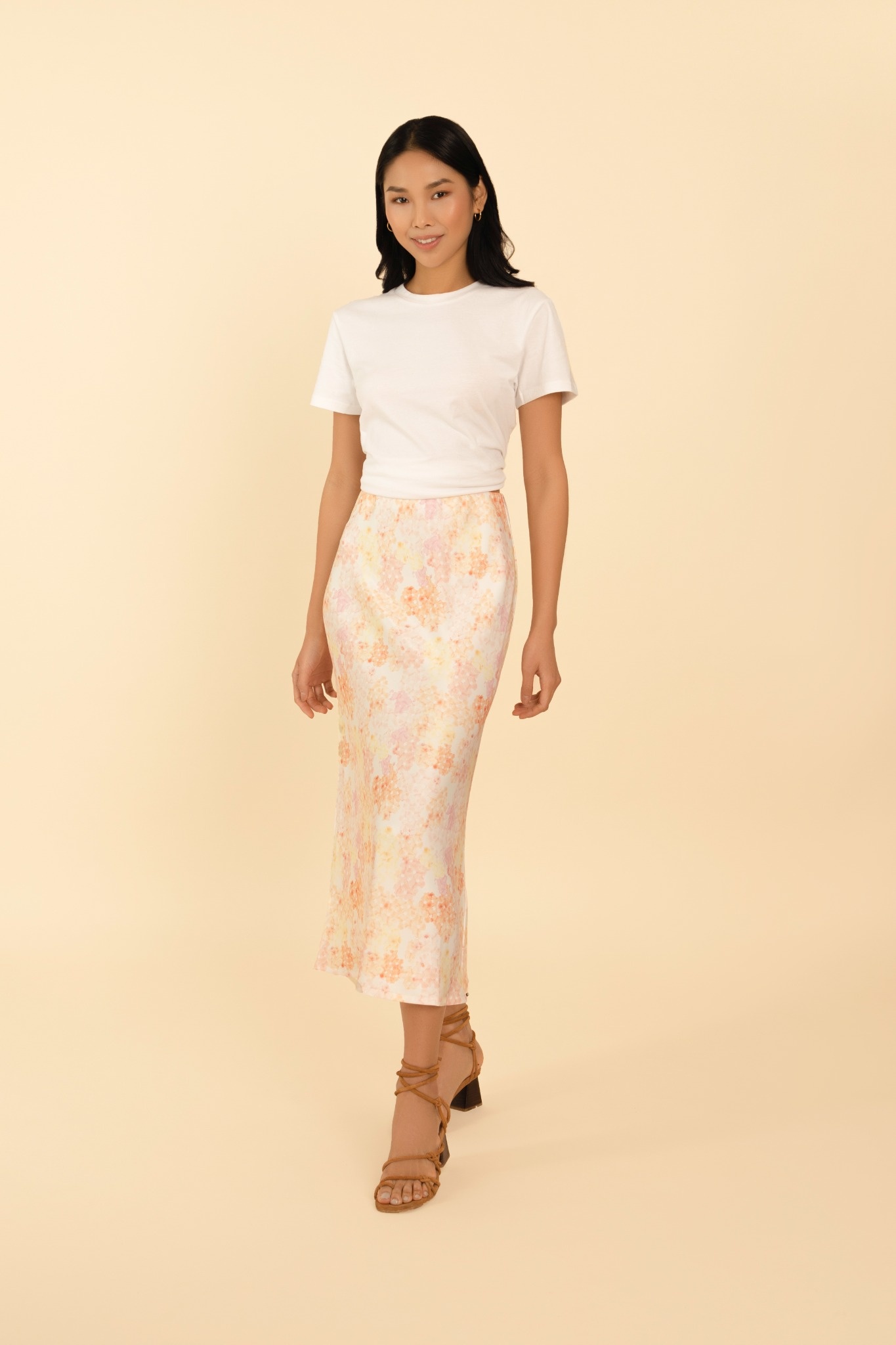 Olivia Slip Skirt - Sakura Pink