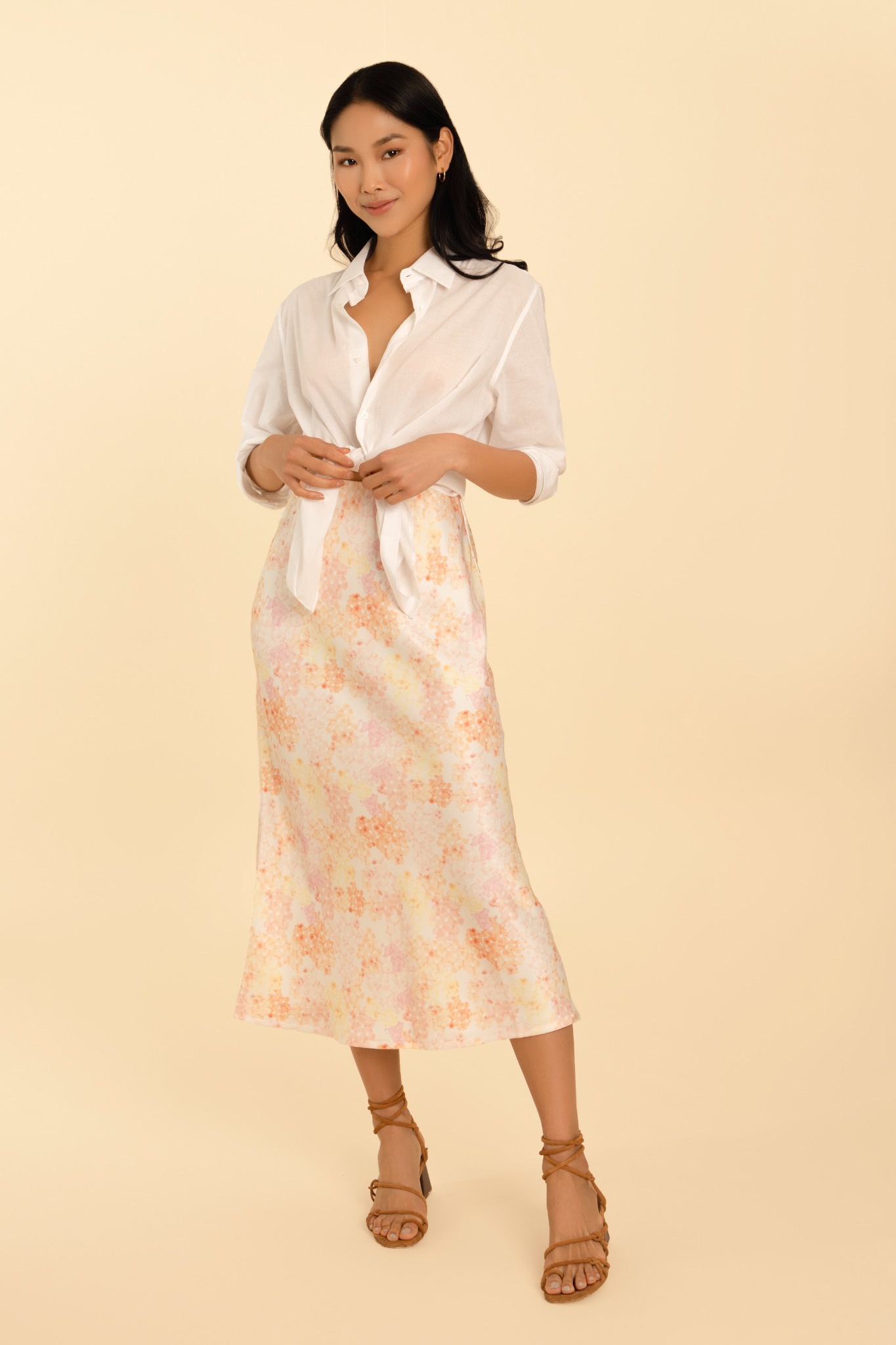 Olivia Slip Skirt - Sakura Pink